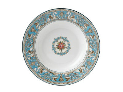 Wedgwood Florentine Turquoise Soup Plate - La Belle Table - 50102601012