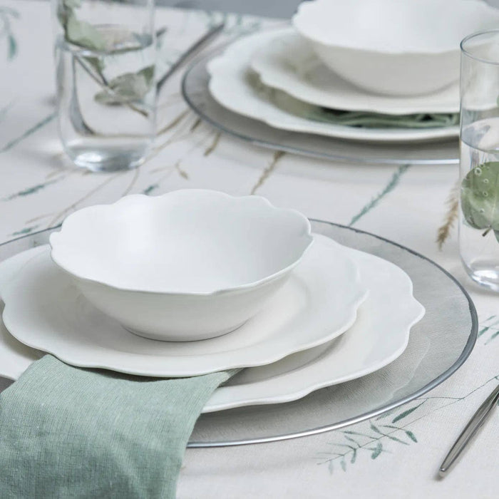Karaca Daisy 12 Piece Bone China Dinner Set for 4 People