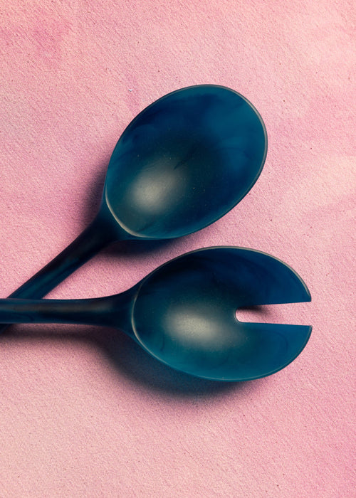 MÆGEN Salad Servers - Blue Set