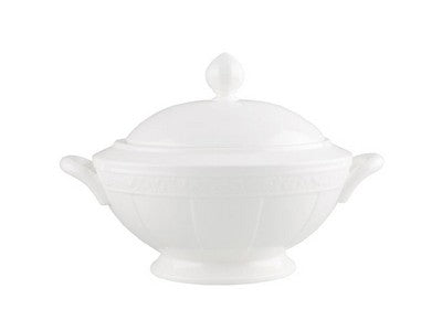 Villeroy and Boch White Pearl Round Soup Tureen - La Belle Table - VB1043892360