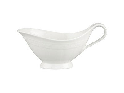 Villeroy and Boch White Pearl Sauceboat - La Belle Table - VB1043893407