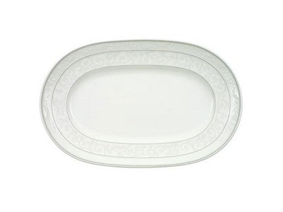 Villeroy and Boch Gray Pearl Sauceboat Saucer - La Belle Table - VB1043923408