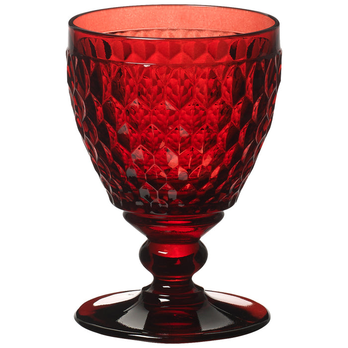 Villeroy and Boch Boston Coloured White Wine Goblet Red Set of 4