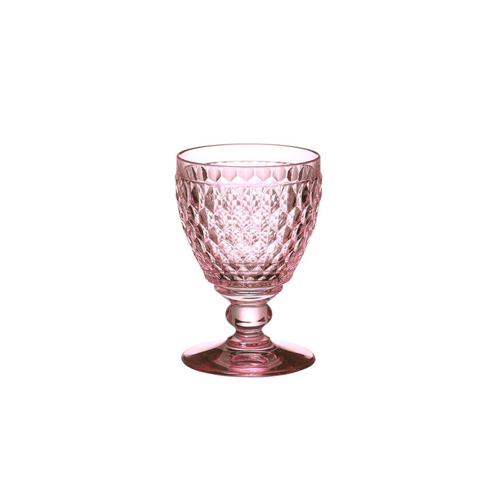 Villeroy and Boch Boston Coloured White Wine Goblet Rose Set of 4