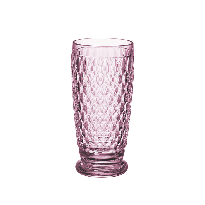 Villeroy and Boch Boston Coloured Highball Tumbler Rose Set of 4