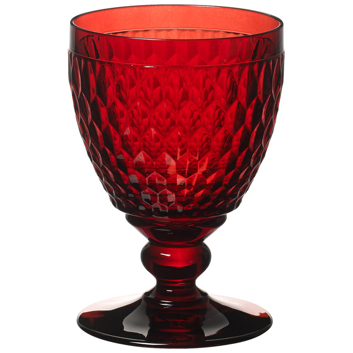 Villeroy and Boch Boston Coloured Water Goblet Red Set of 4