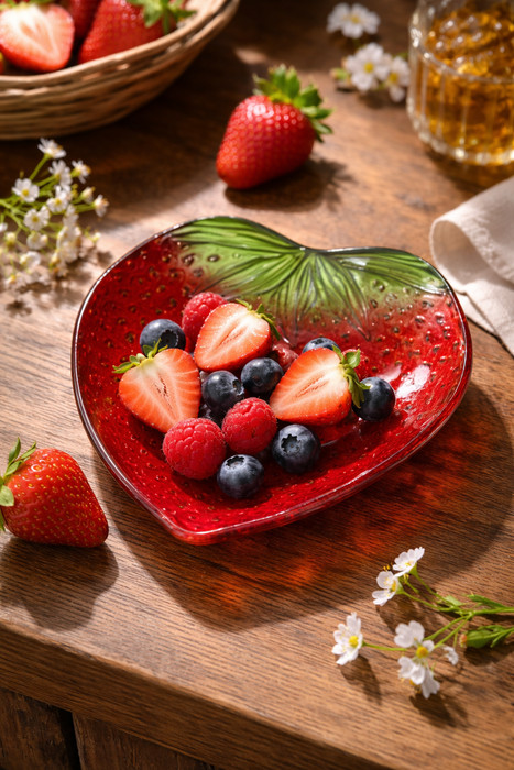Aulica Strawberry Bowl 16x15x2.5cm