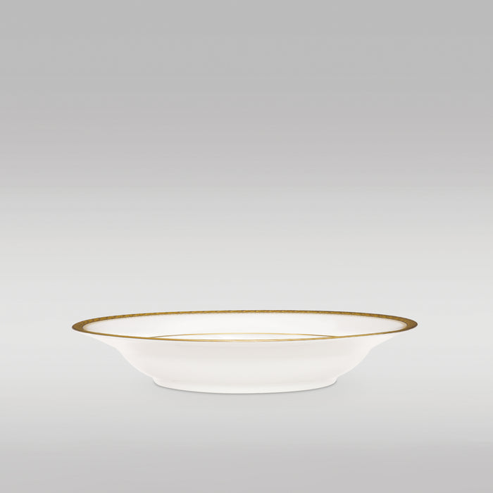 Noritake Charlotta Gold Soup Plate Rimmed