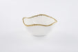 Pampa Bay Golden Salerno Large Salad Bowl - La Belle Table - PB1721-WG