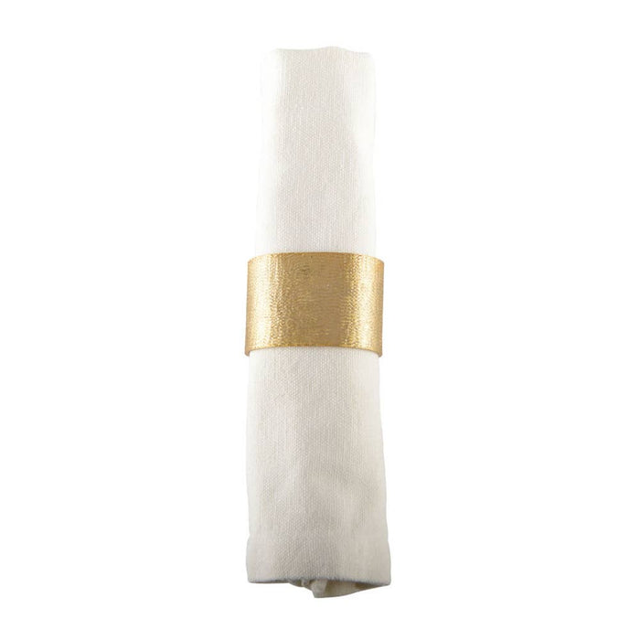 Aulica Set of 4 gold oval napkin rings