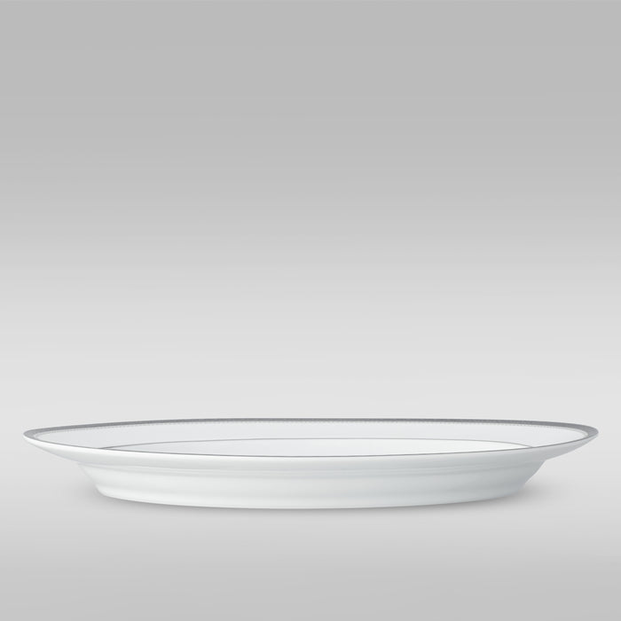 Noritake Charlotta Platinum Oval Large Platter