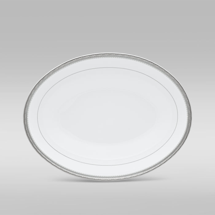 Noritake Charlotta Platinum Oval Vegetable