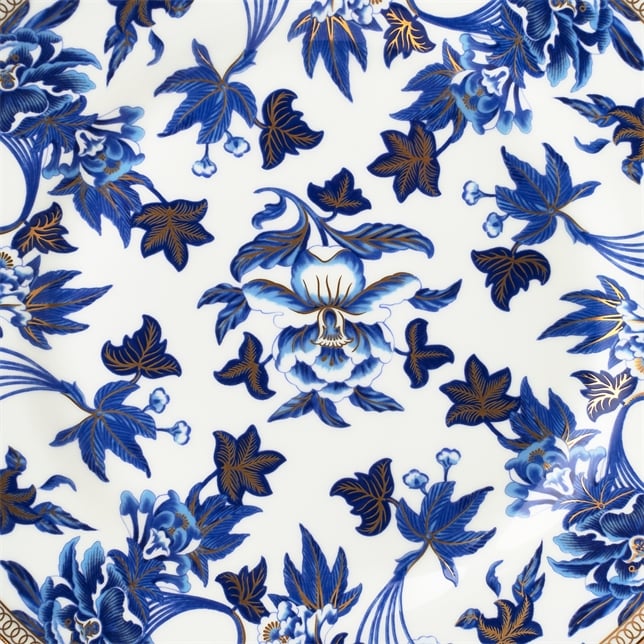 Wedgwood Blue Hibiscus Plate 20cm