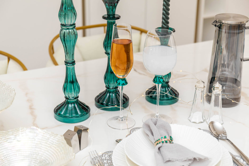 Aulica Silver Tilted Salt and Pepper Shakers 2.5x2.5x5.5cm