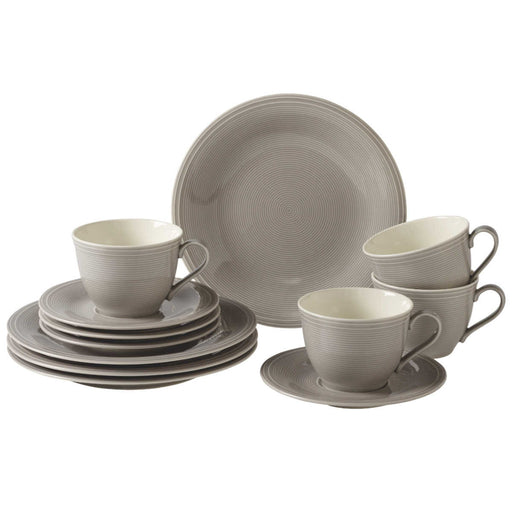 Like by Villeroy and Boch Color Loop Stone Coffee set 12pcs - La Belle Table - 19-5282-9014