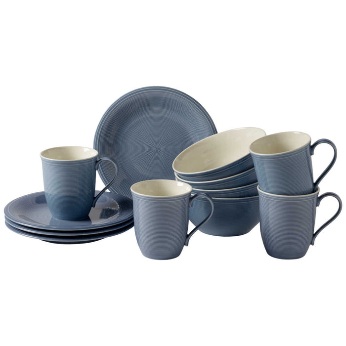 Like by Villeroy and Boch Color Loop Horizon Breakfast Set 12pcs - La Belle Table - 19-5280-9028