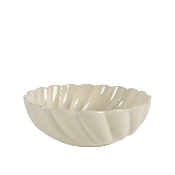 Aulica Ecru Cloud Salad Bowl 25.5x25.5x9cm