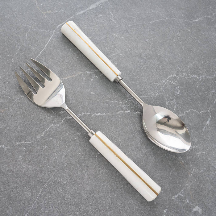 Steel & Stone Salad Server Set of 2