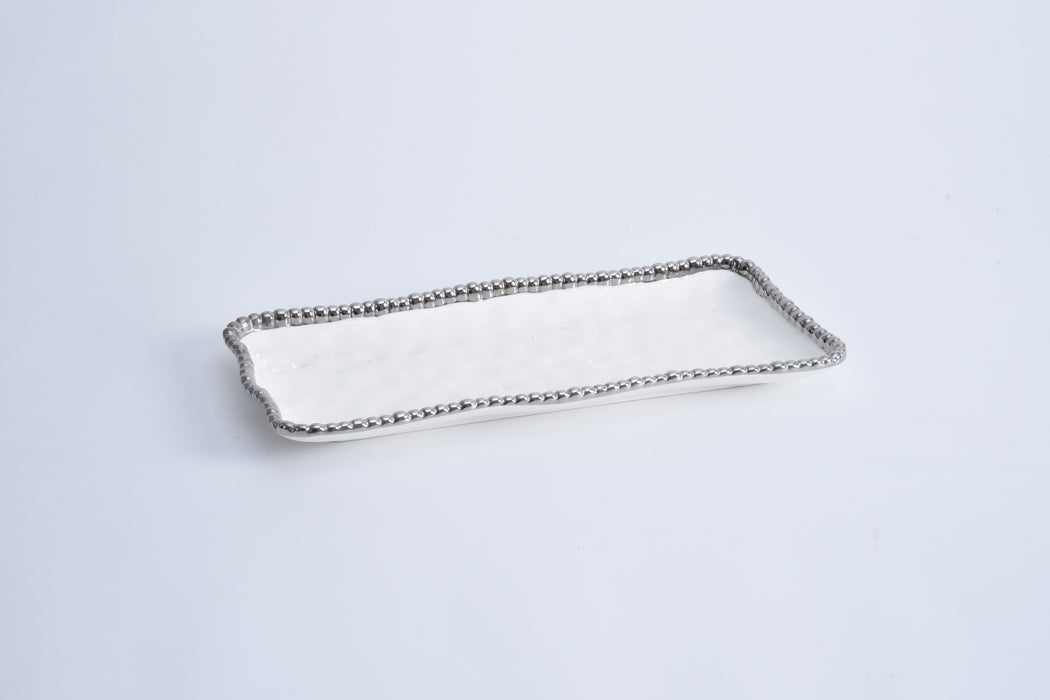 Pampa Bay Salerno Medium Rectangular Tray - La Belle Table - PB2432-W