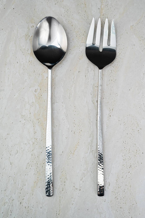 Hammered Salad Servers