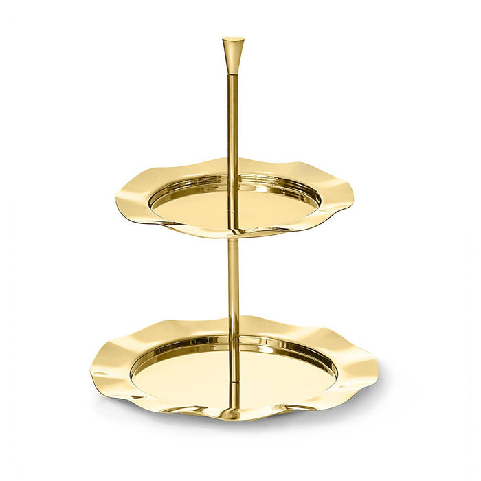 Godinger Lilliput Stainless Steel Serving Stand Gold