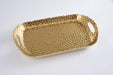 Pampa Bay Golden Millennium Rectangular Tray With Handles - La Belle Table - PB2738-G