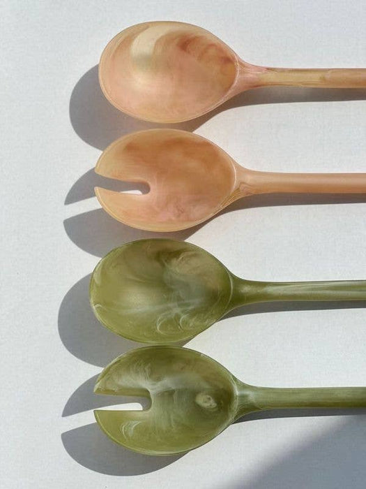 MÆGEN Salad Servers - Coral Set