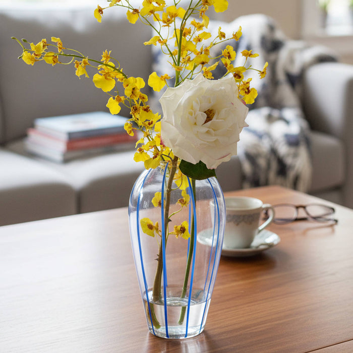 ASD Linea Blue Glass Vase - Decorative Vase
