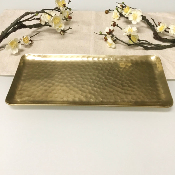 Gold Hammered Plate/Tray