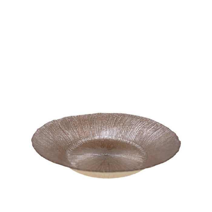 Aulica Iridescent Beige Round Bowl