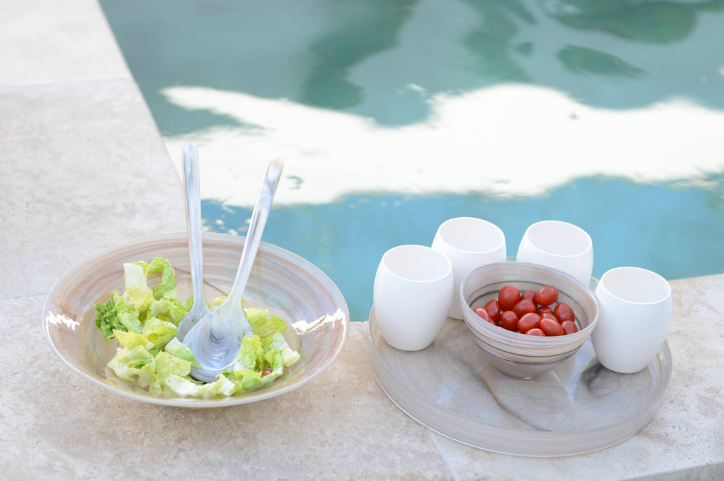 Aulica Marble Resin Salad Cutlery