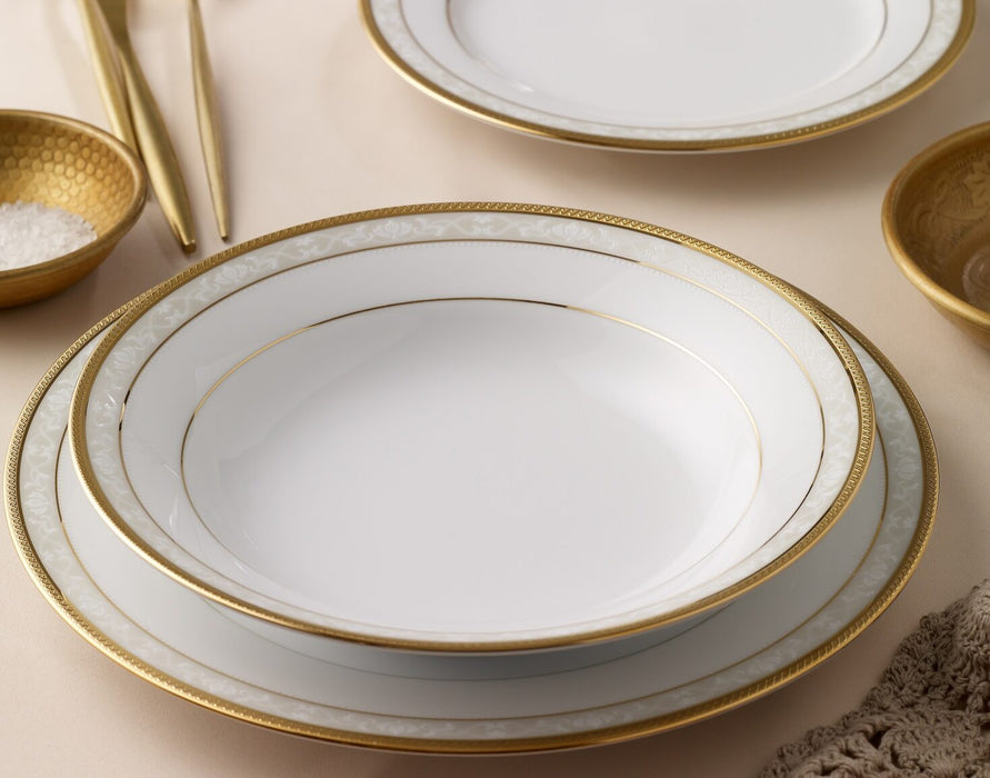 Noritake Hampshire Gold Soup Bowl