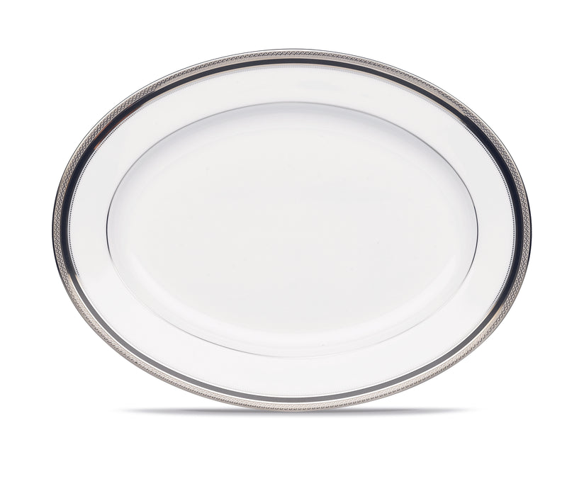 Noritake Austin Platinum Small Oval Platter