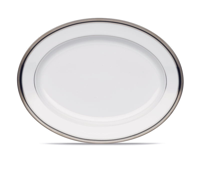 Noritake Austin Platinum Medium Oval Platter