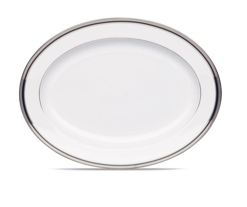 Noritake Austin Platinum Large Oval Platter