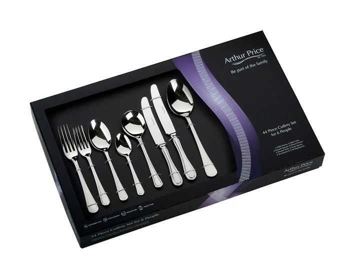 Arthur Price Classics Britannia 44 pc Boxed Set 6 Person Place Setting