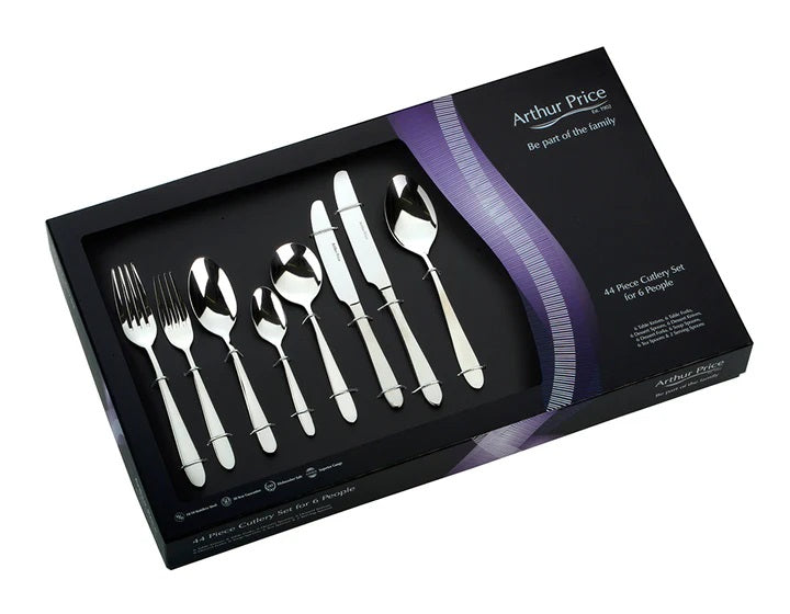 Arthur Price Classics Willow 44 pc  Boxed Set 6 Person Place Setting