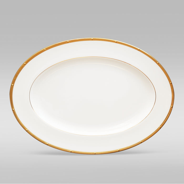 Noritake Rochelle Gold Large Oval Platter