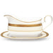 Noritake Odessa Gold Gravy Boat with Tray - La Belle Table - 4874 - 416