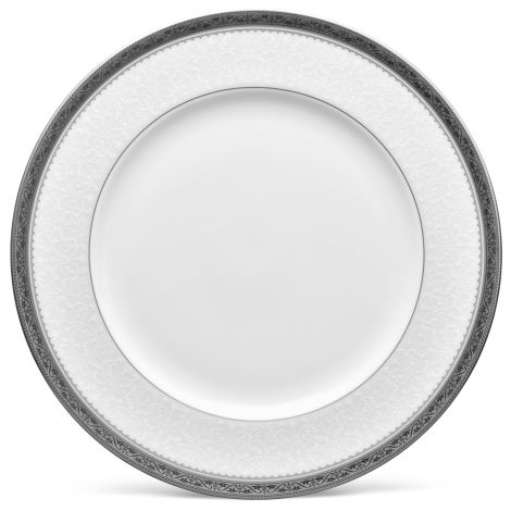 Noritake Odessa Platinum Dinner Plate - La Belle Table - 4875-406