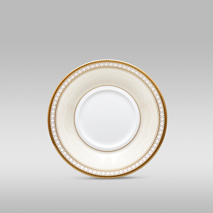Noritake Trefolio Gold Saucer Set of 4