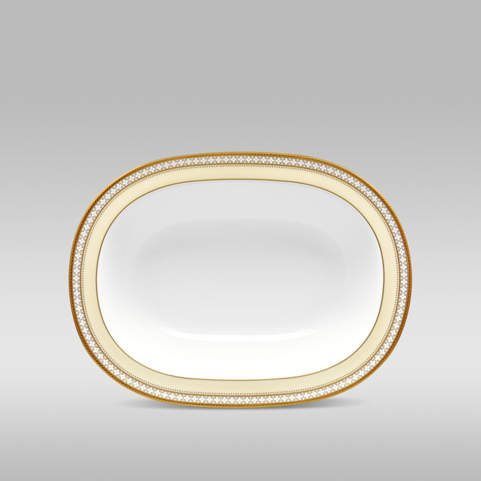 Noritake Trefolio Gold Oval Vegetable