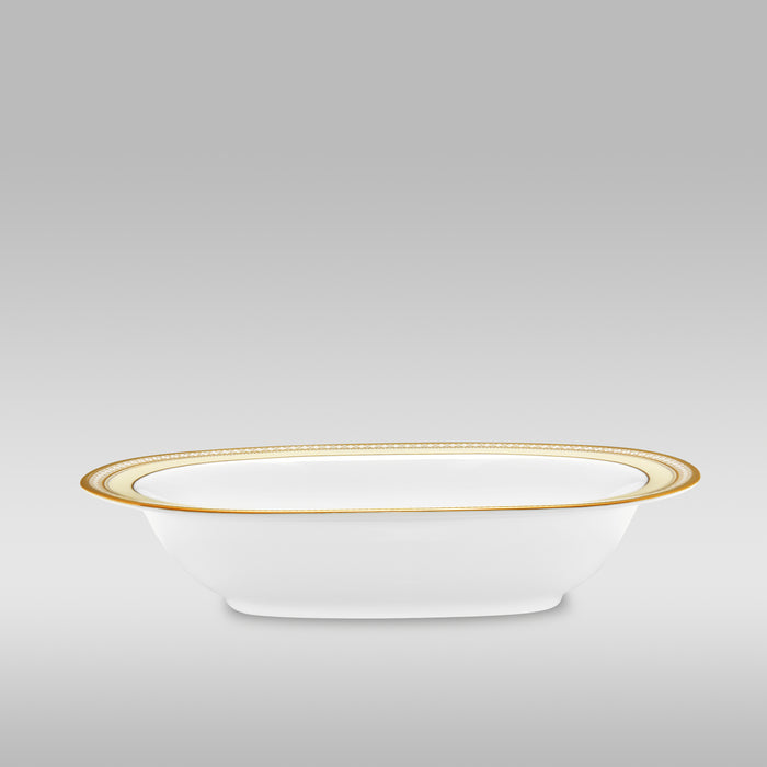 Noritake Trefolio Gold Oval Vegetable