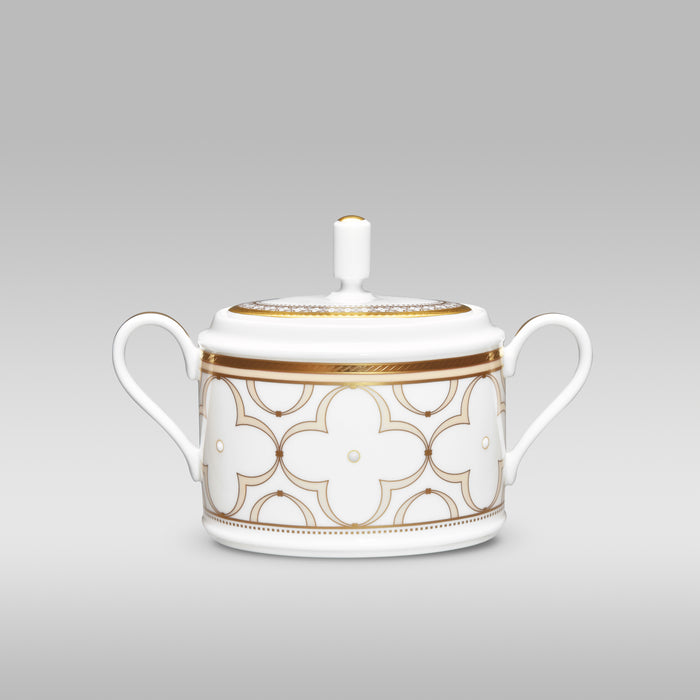 Noritake Trefolio Gold Sugar Bowl