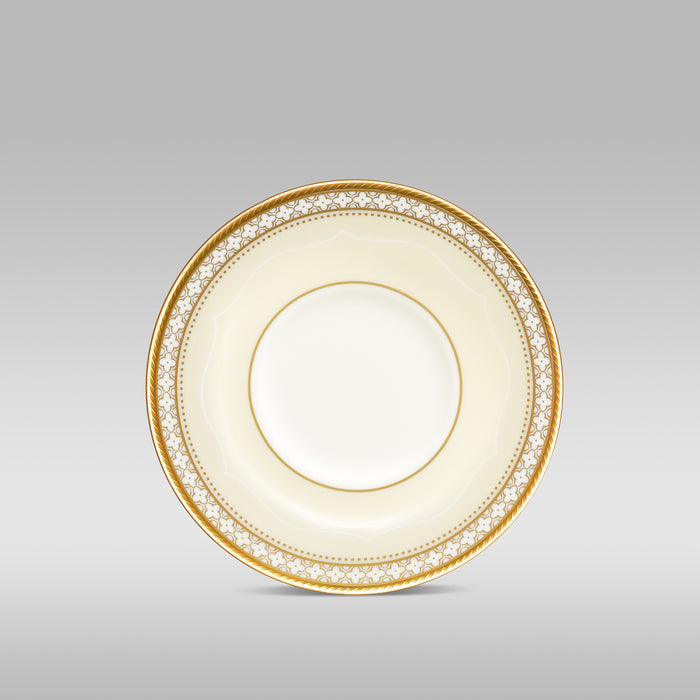 Noritake Trefolio Gold Espresso Saucer Set of 4