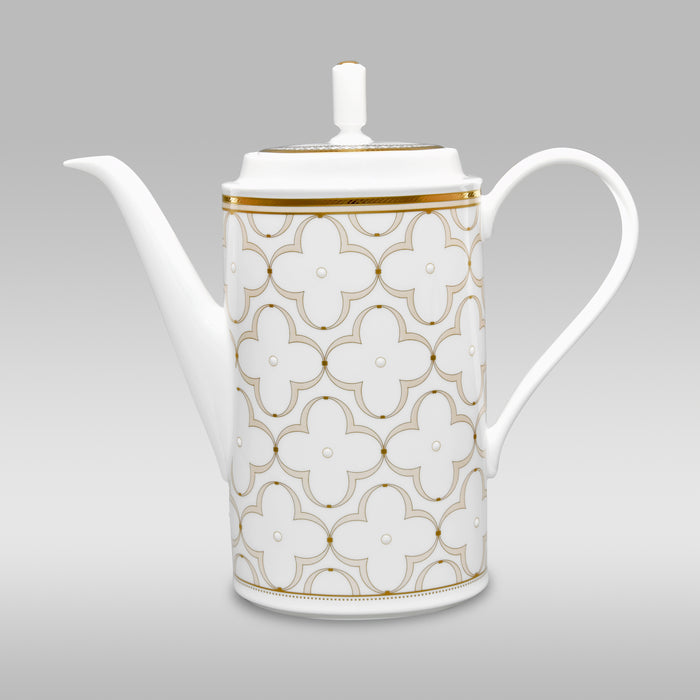 Noritake Trefolio Gold Teapot W/Cover