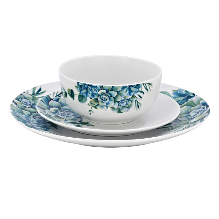 Godinger Succulent 12 Piece Set - Service for Four