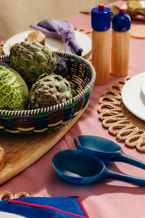 MÆGEN Salad Servers - Blue Set