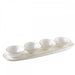 Aulica 5pc White and Gold Dip Set - La Belle Table - 553501