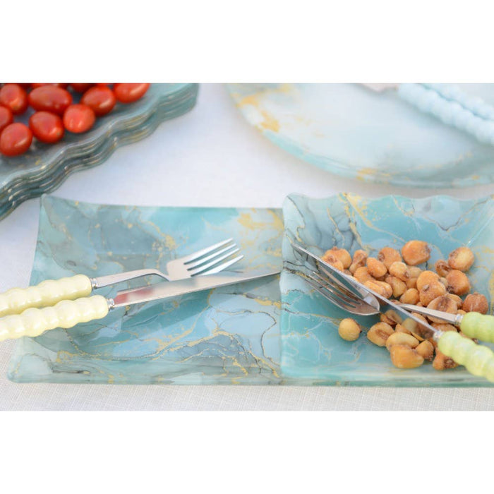 Aulica Golden ocean rectangular trays 29.5x15cm